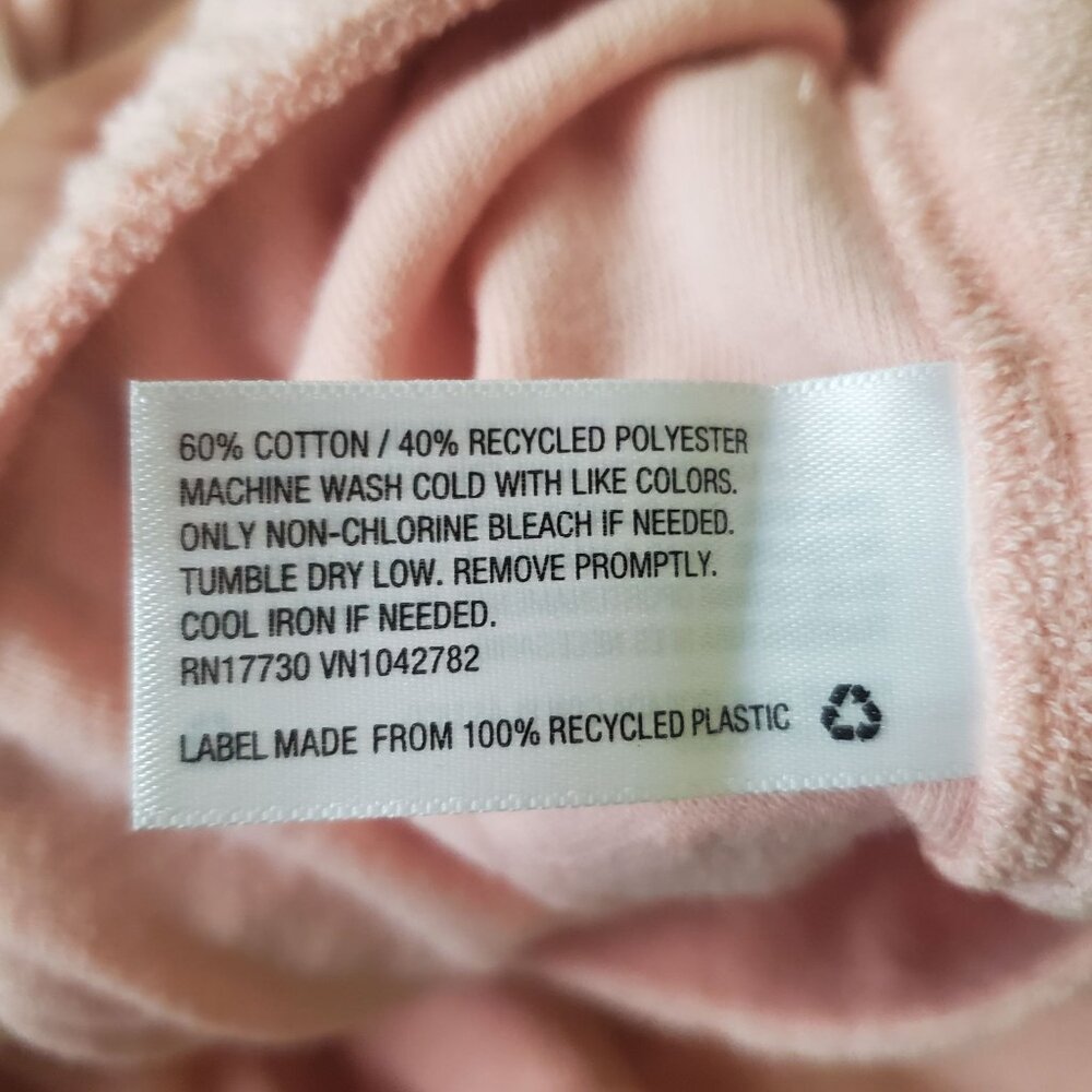 A new day womens shorts size 4X pink color solid Terrycloth Pull-on mid waist - Picture 9 of 9